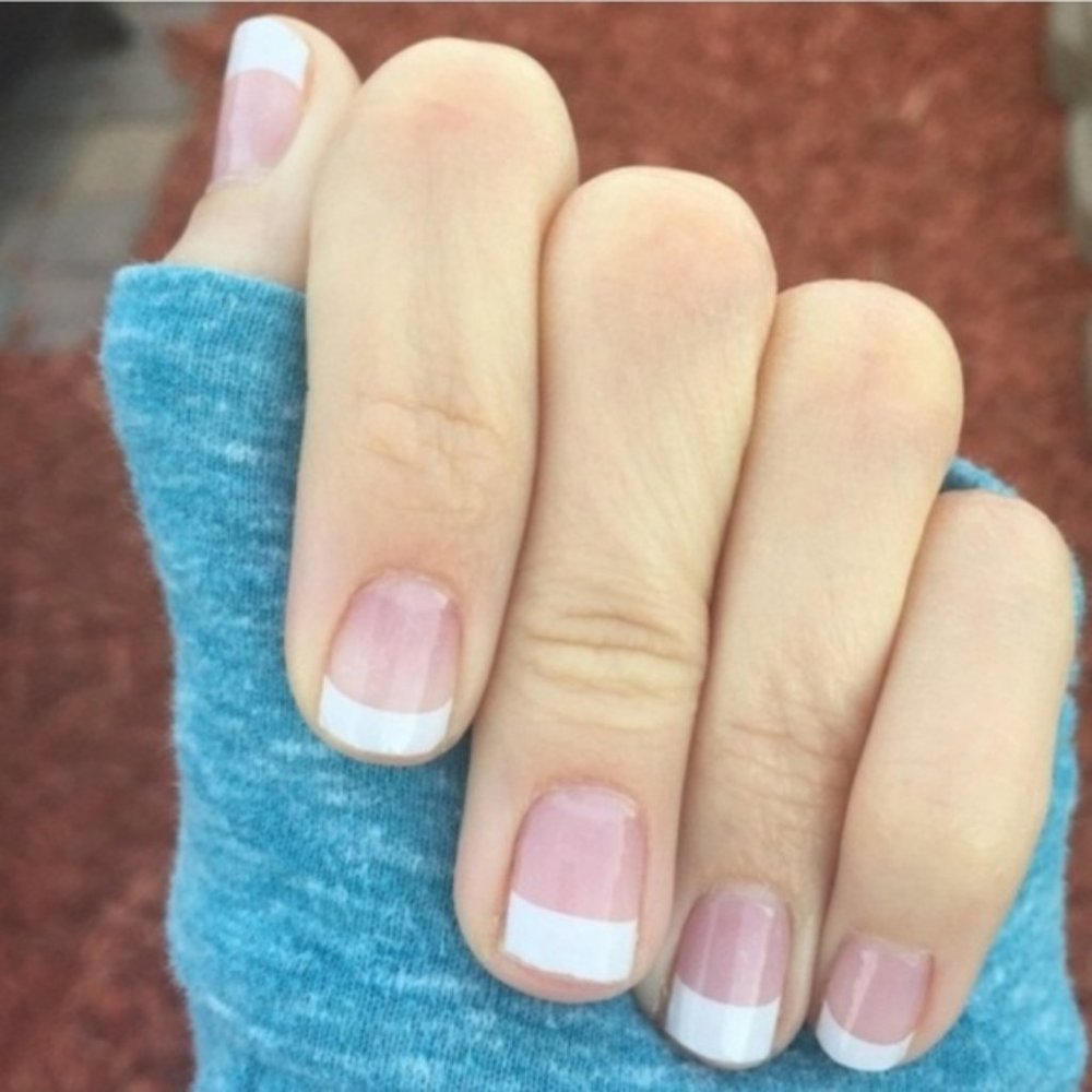 Jamberry Full Sheet White Tint Tip Mid
